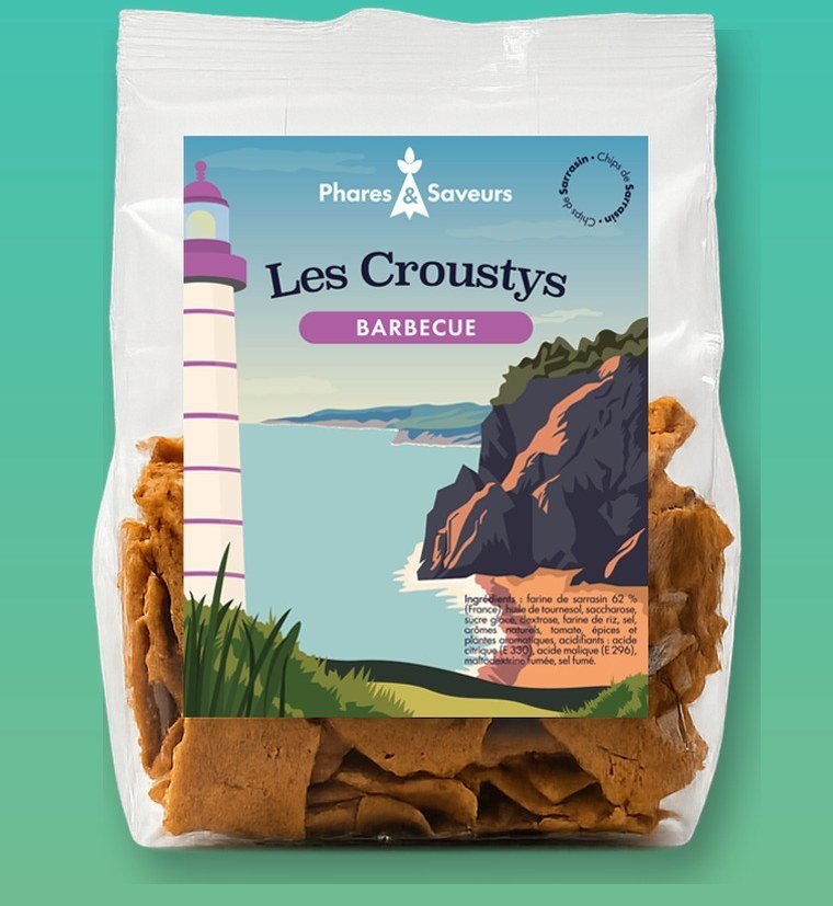 Sachet Les Croustys barbecue