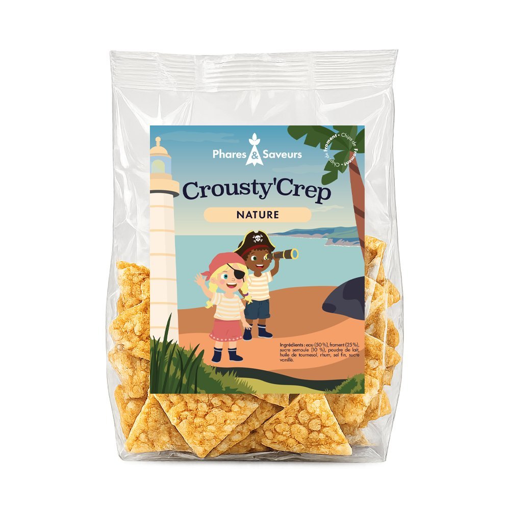 Sachet Crousty'Crep nature