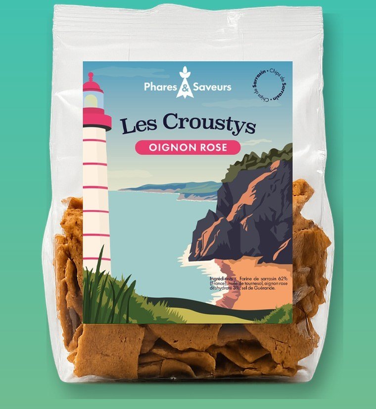 Sachet Les Croustys oignon rose